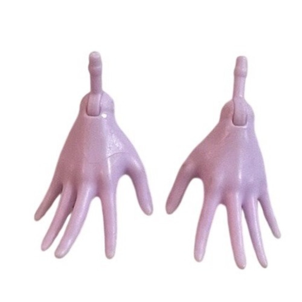 Monster High - Operetta Lavender Purple  - Pair of Hands‎ Only Replacement Parts